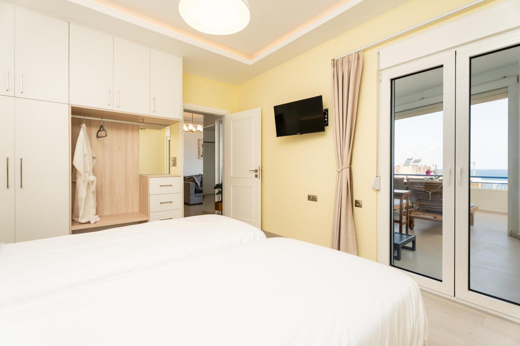 Secret View Apartment, With Private Jacuzzi Ретимно Екстериор снимка
